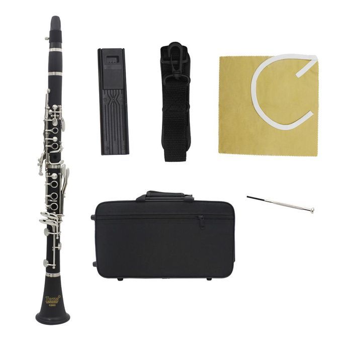 Black Ebonite Clarinet Key In Bb Clarinet B Flat Good Sound With