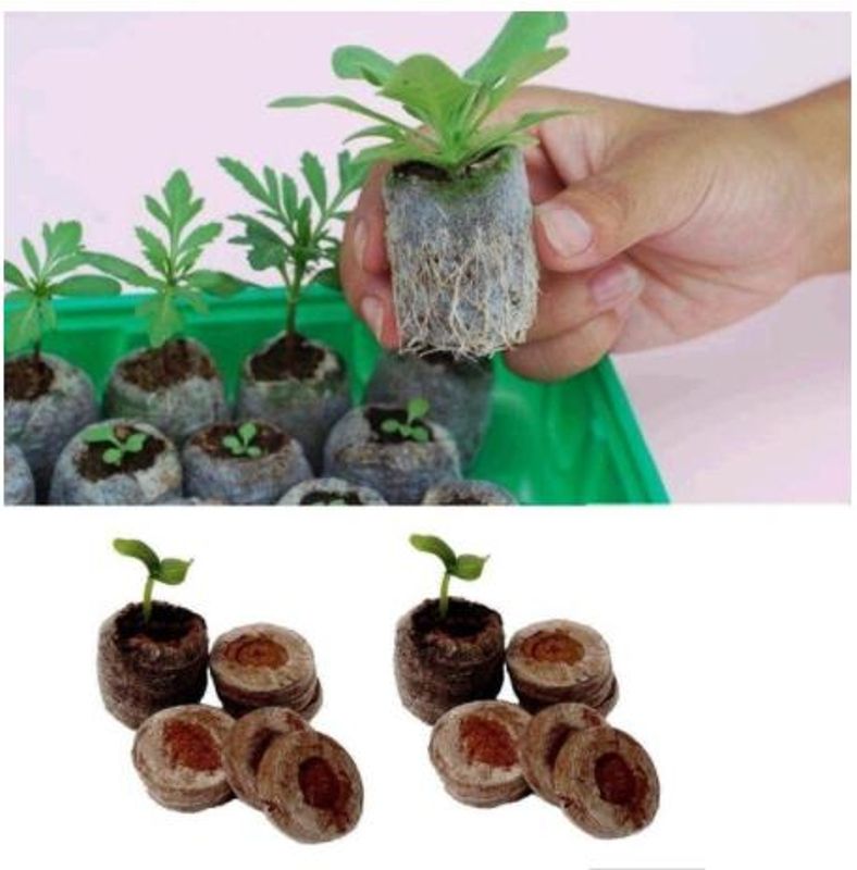 30mm 354045mm Jiffy Peat Pellets Seed Starting Plugs Seeds Starter Pallet Seedling Soil Block Professional Easy To Use