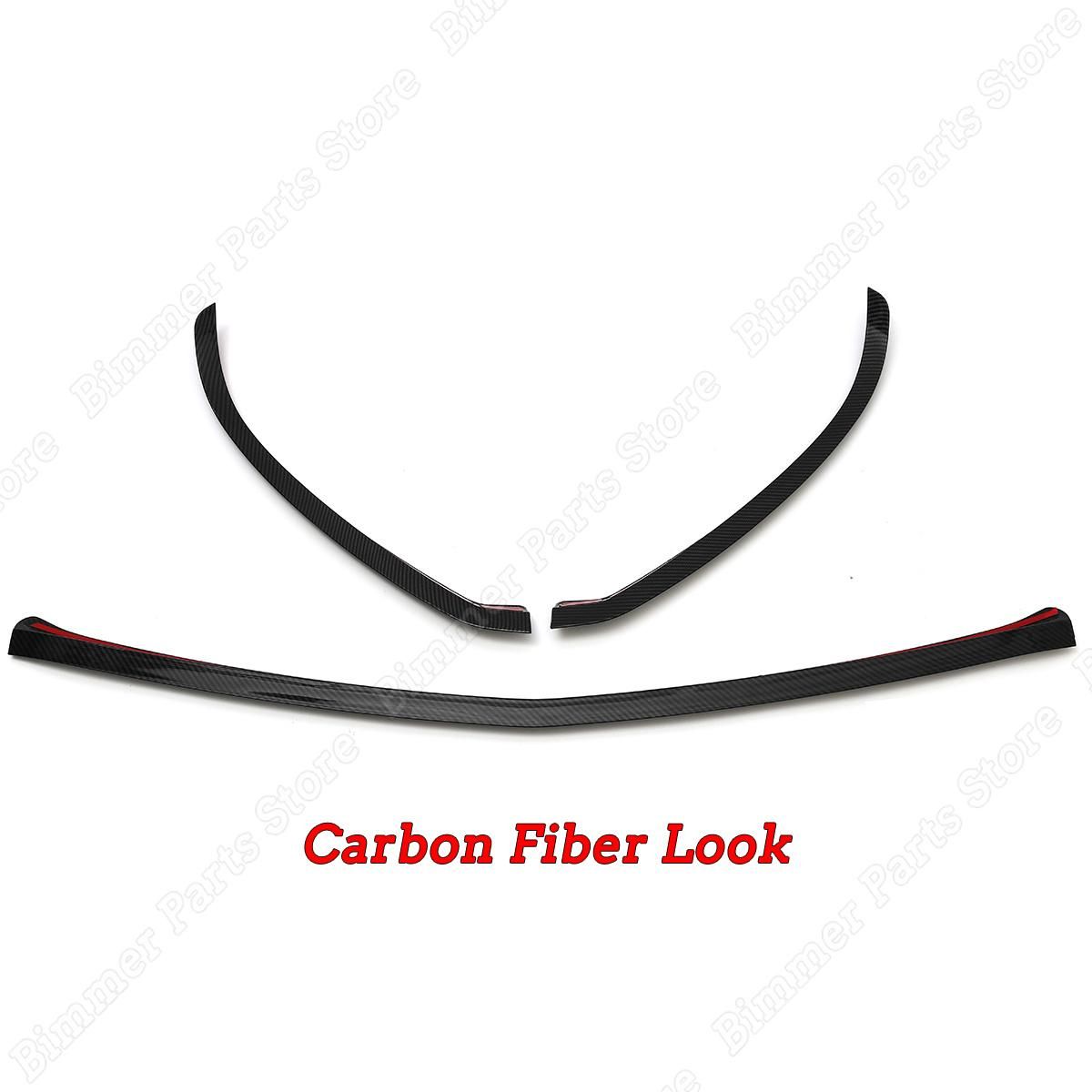 3pcs Car Front Lower Bumper Lip Splitter Canard Trim For Mercedes-benz A Cl V177 W177 A35 A180 A200 A220 A2 AMG 2019-2022