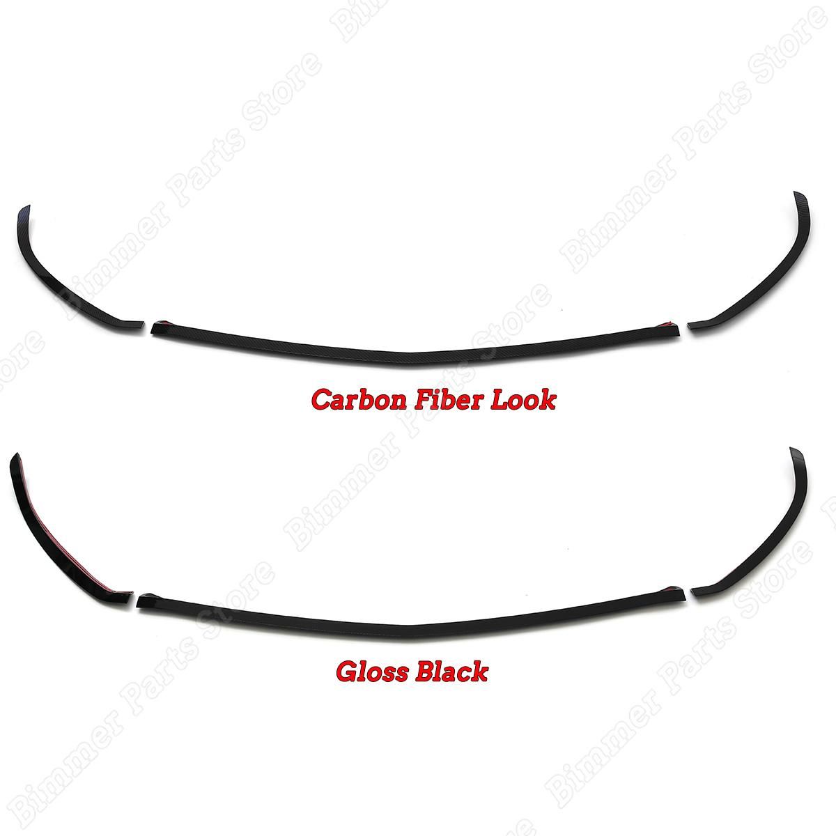 3pcs Car Front Lower Bumper Lip Splitter Canard Trim For Mercedes-benz A Cl V177 W177 A35 A180 A200 A220 A2 AMG 2019-2022