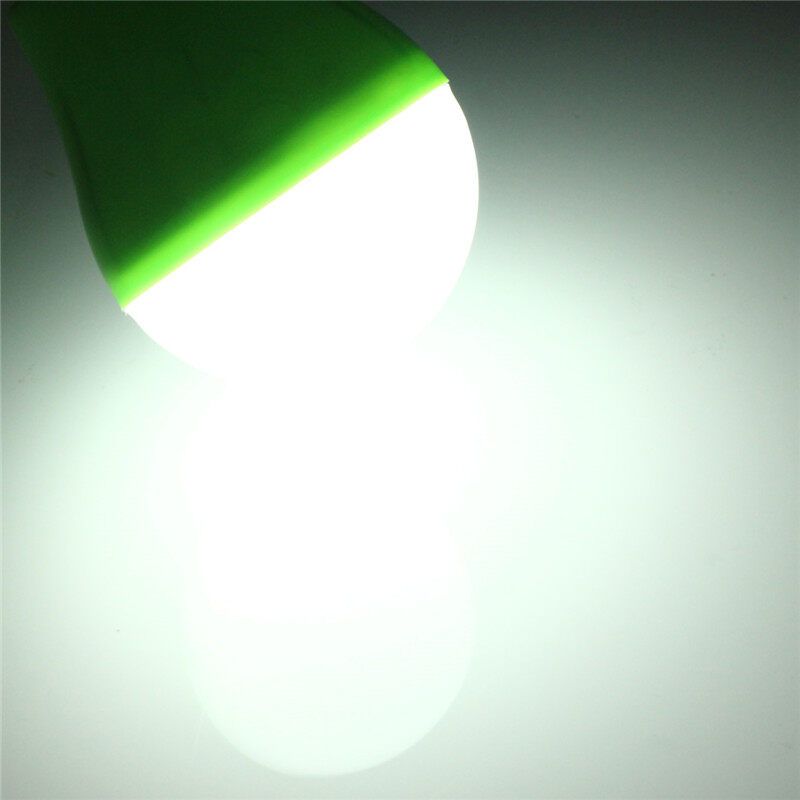 USB Led Ampoule Bulb Globe 500LM Pour Banque Batterie PC Portable Camping 5W 5V Light Green Light Green