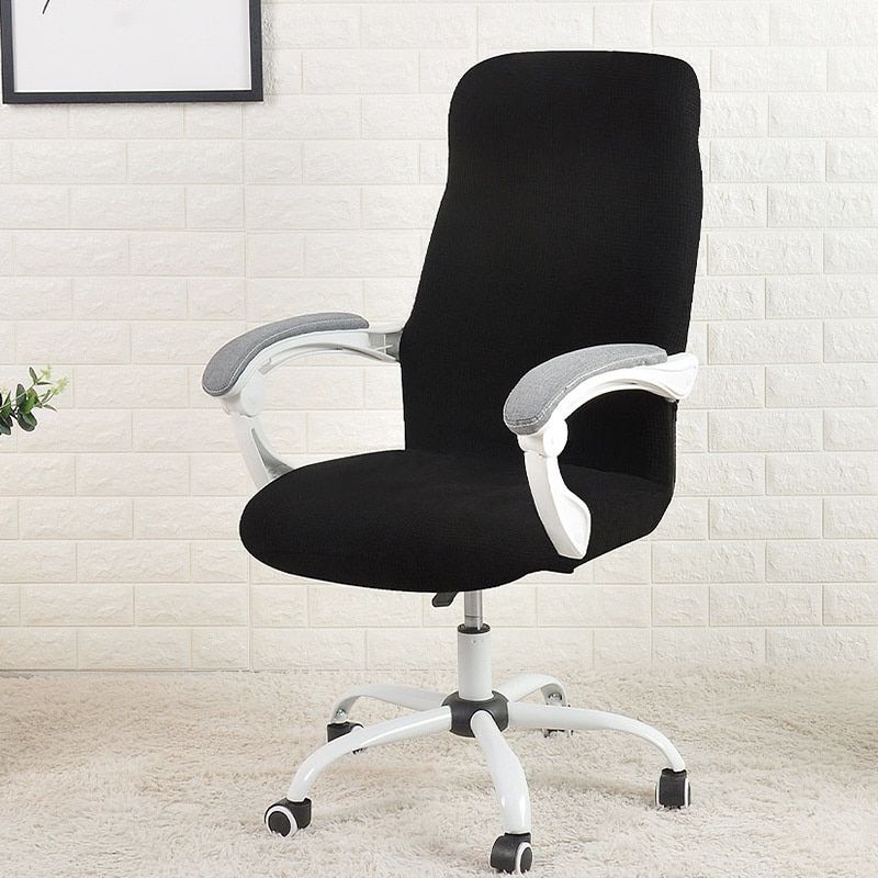 Elastic Office Lift Computer Plain Chair Cover Modern