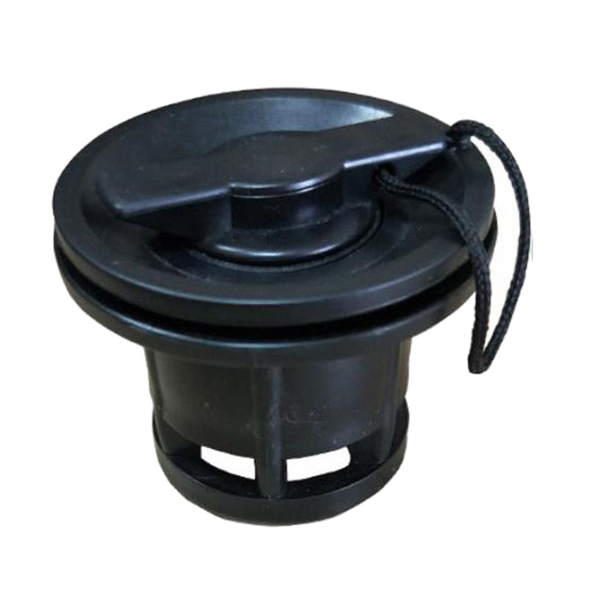Kayak Air Valve 6 Holes Inflatable Boat Raft Valves Adapter Black