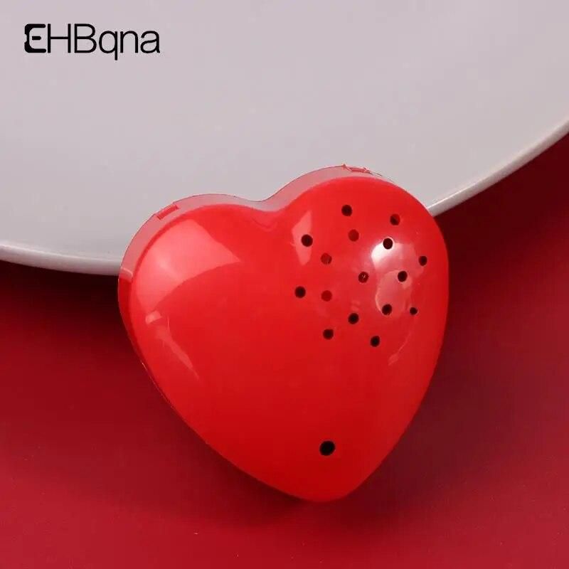 Mini Heart Shaped Voice Recorder Voice Box For Speak Recordable Buttons For Kids 30 Seconds Sound Box For Stuffed Animal Doll