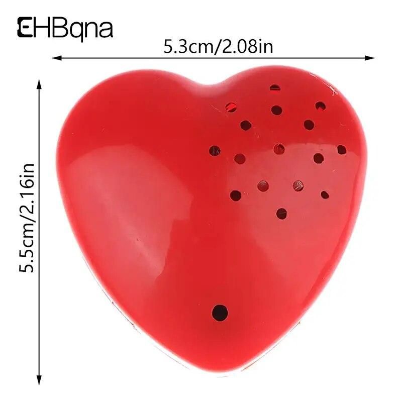 Mini Heart Shaped Voice Recorder Voice Box For Speak Recordable Buttons For Kids 30 Seconds Sound Box For Stuffed Animal Doll