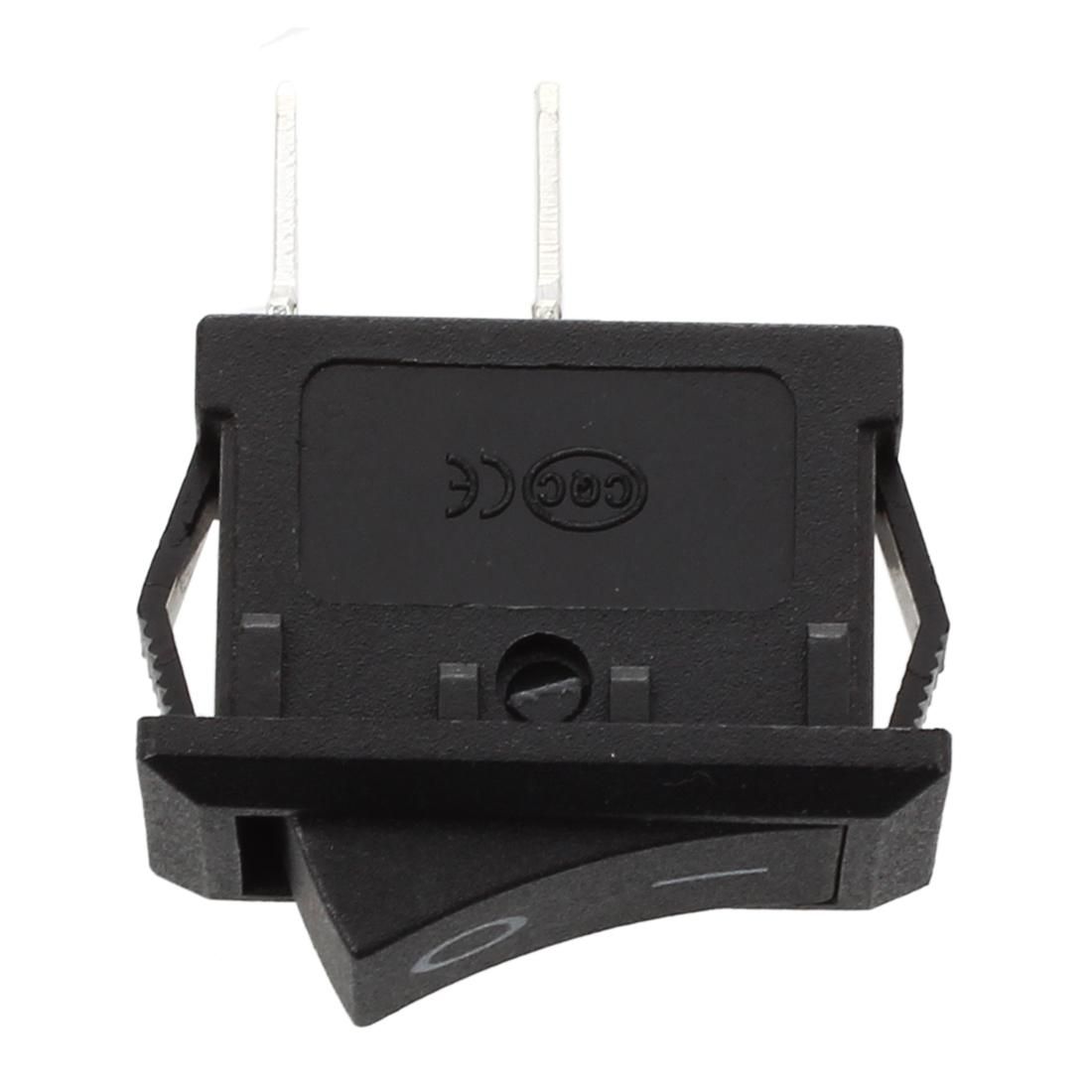 2 Pcs AC 6A/250V 10A/125V 2 Pin 2 Position ON/OFF Rocker Swi