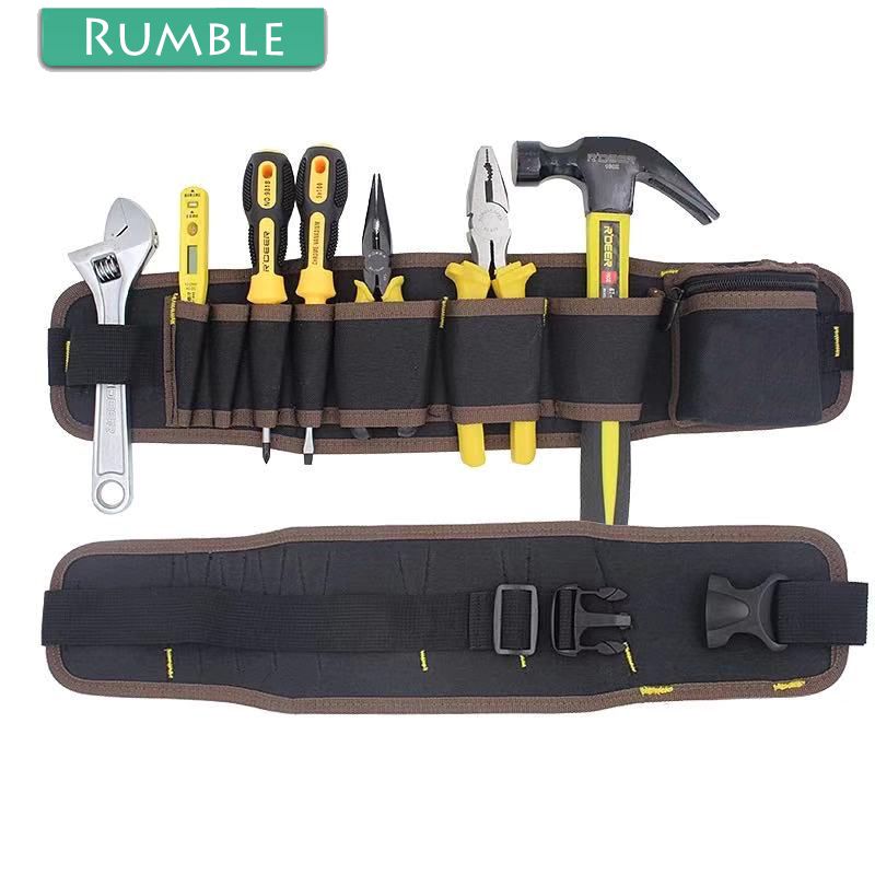 Electrician Adjustable Waist Pocket Tool Belt Bag Hammers