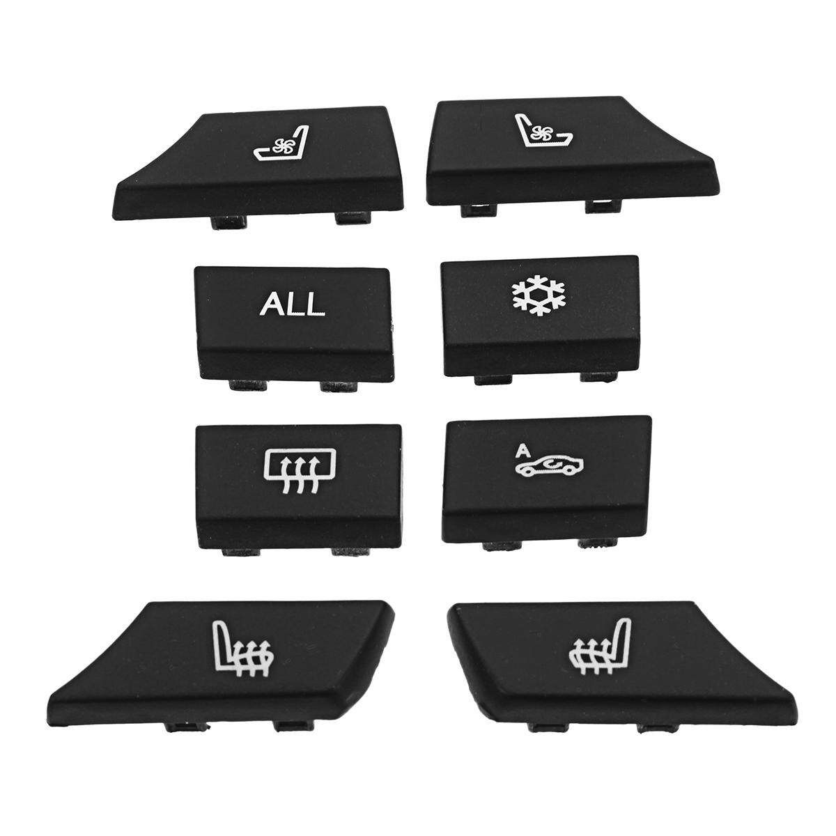 Set 14 Button Key Caps Repair Kit A/ Heater Switch For BMW 5 6 7 F10 F01 F12