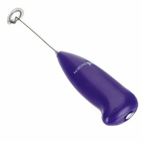 Electric Mini Milk Frother Handheld Mixer - Battery Operated