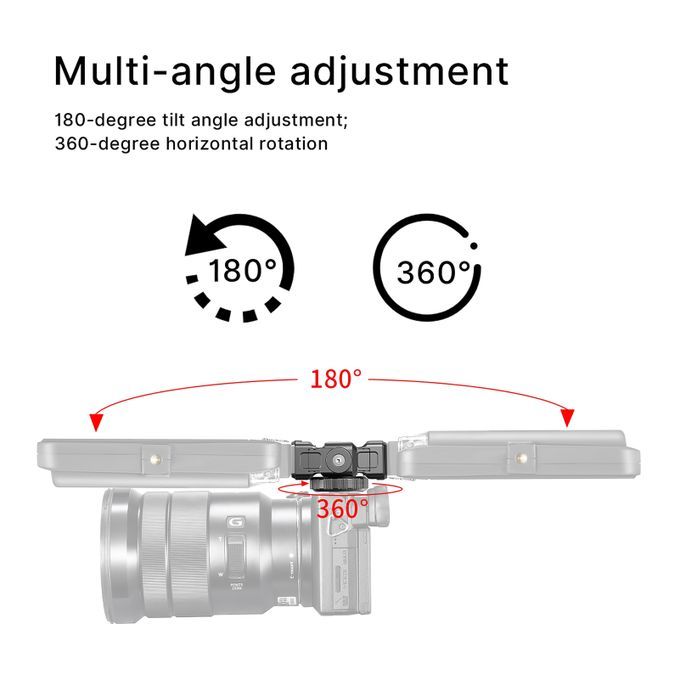 UURig Multi-functional Cold Shoe Mount Bracket 1.2KG