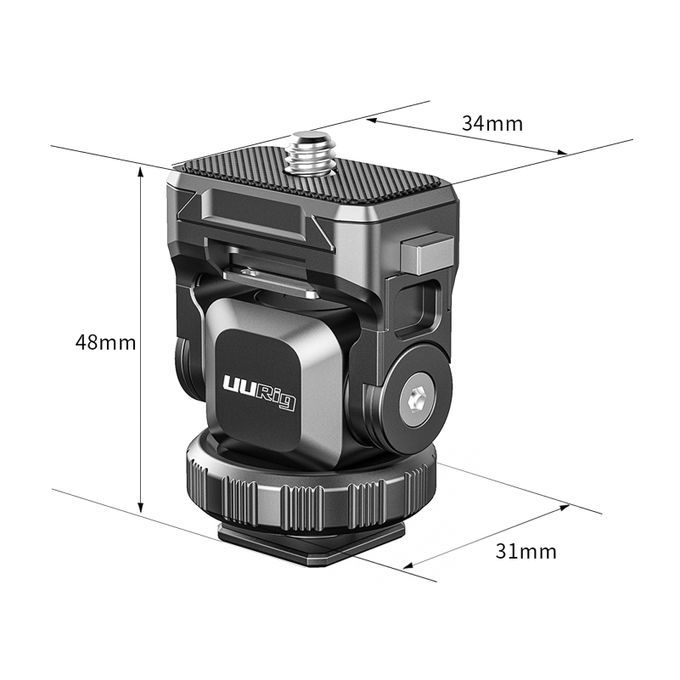 UURig Multi-functional Cold Shoe Mount Bracket 1.2KG