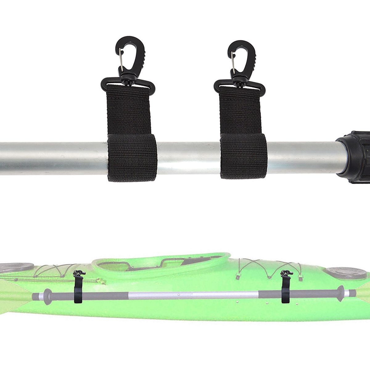 2 PCS Kayak Paddle Leash Canoe Paddle Rod Fixed Leash SUP