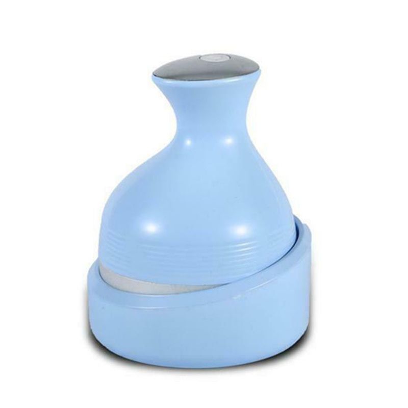3D Electric Pet Massager Dog Cat Massage Vibrating Scalp Charging Machine Head Kneading Health Care Cat Supplies Accessories-blue