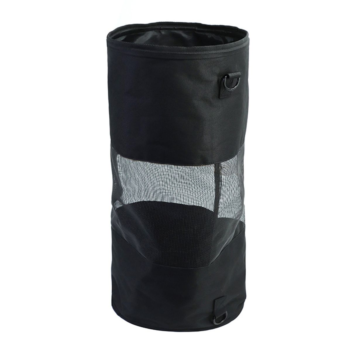 Boats Garbage Bag Breathable Mesh Bag Foldable Clothes Black