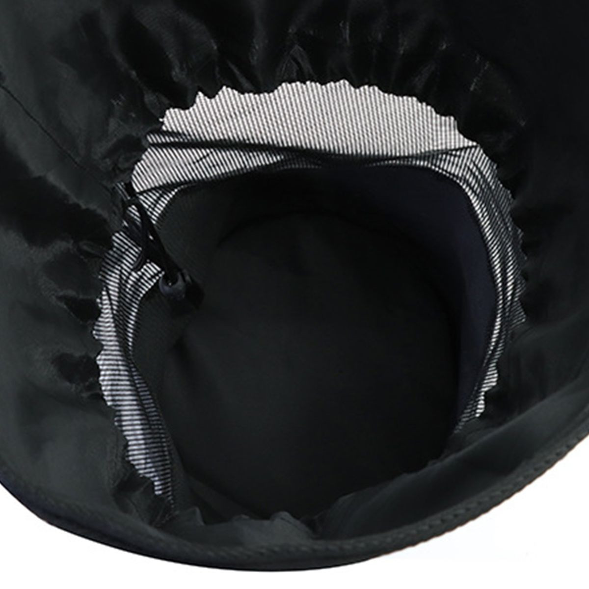 Boats Garbage Bag Breathable Mesh Bag Foldable Clothes Black