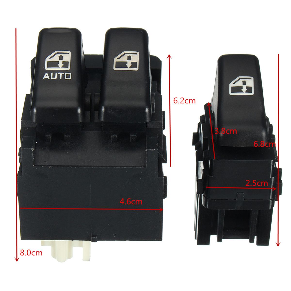 10416106   10387305 Black 2PCS Suit GL8 Front Right Glass