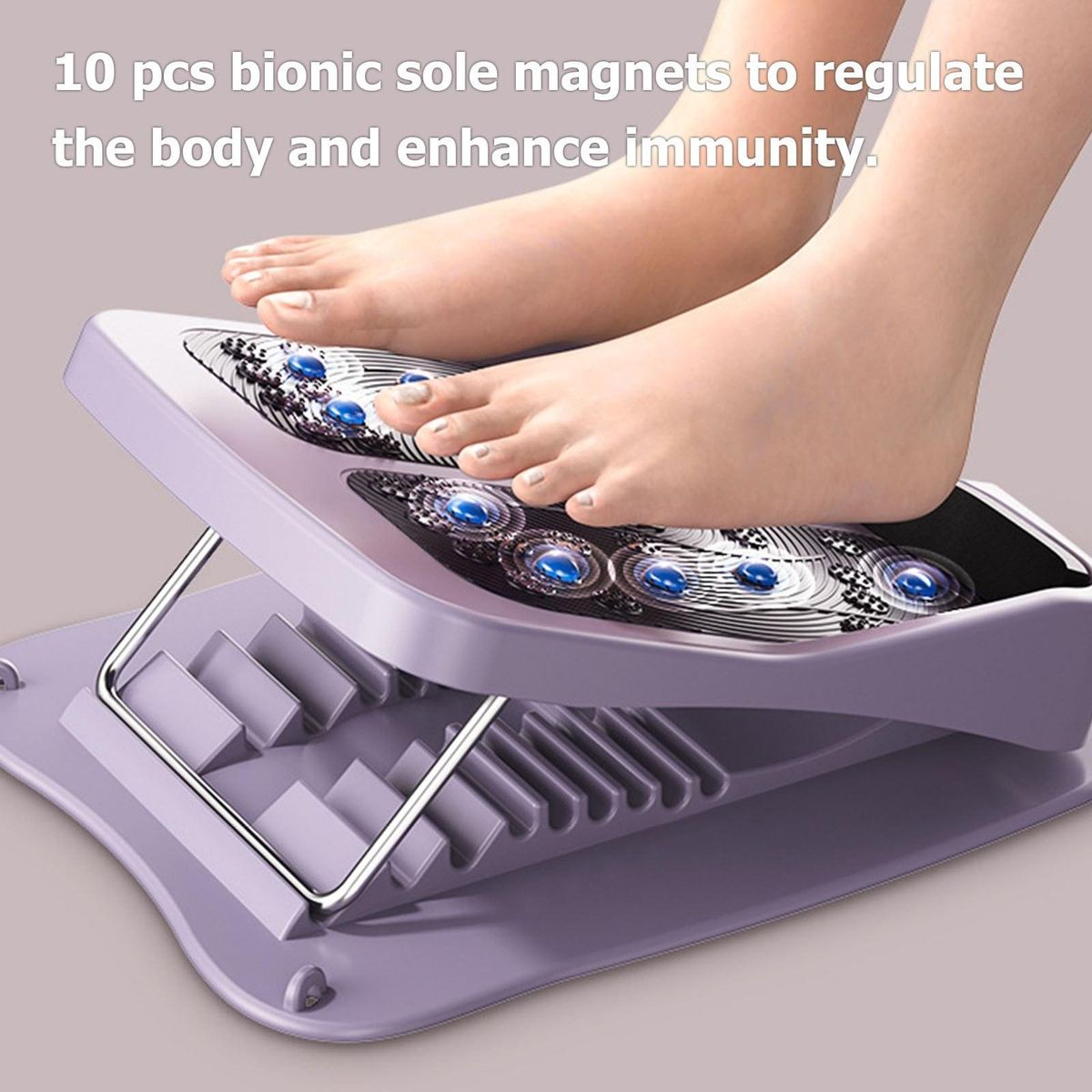 Slant Board Foot Massager Calf Stretcher Slant Board for Stretching Tight Calves Plantar Fasciitis Adjustable 9 Level Non-Slip Exercise Balance Pad for Fitness Stability Training Physical Therapy