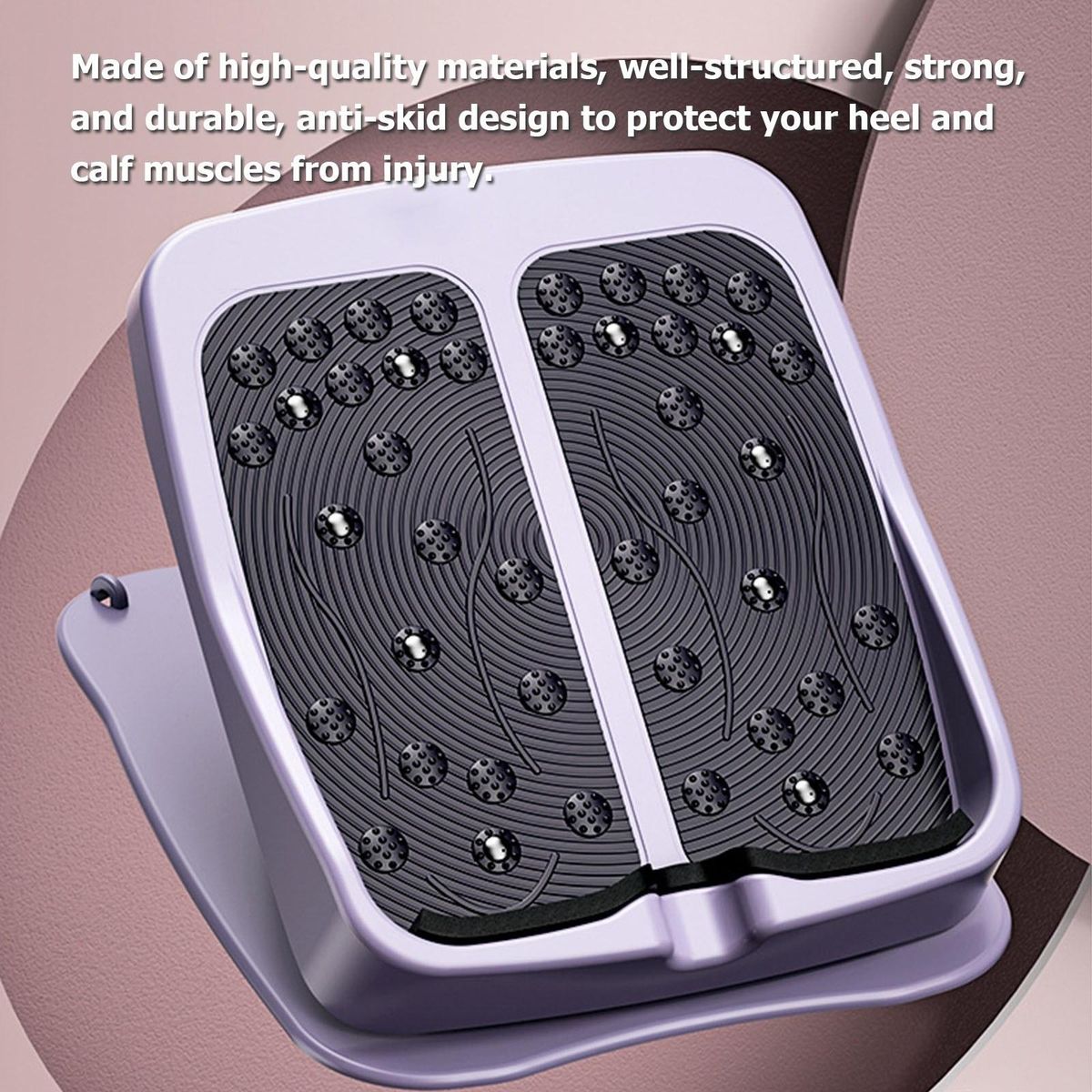 Slant Board Foot Massager Calf Stretcher Slant Board for Stretching Tight Calves Plantar Fasciitis Adjustable 9 Level Non-Slip Exercise Balance Pad for Fitness Stability Training Physical Therapy