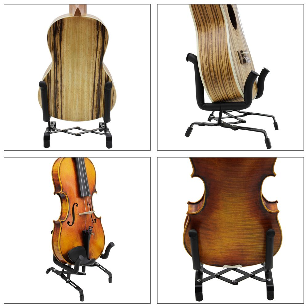 Universal Foldable Ukulele Violin Stand Bracket Adjustable