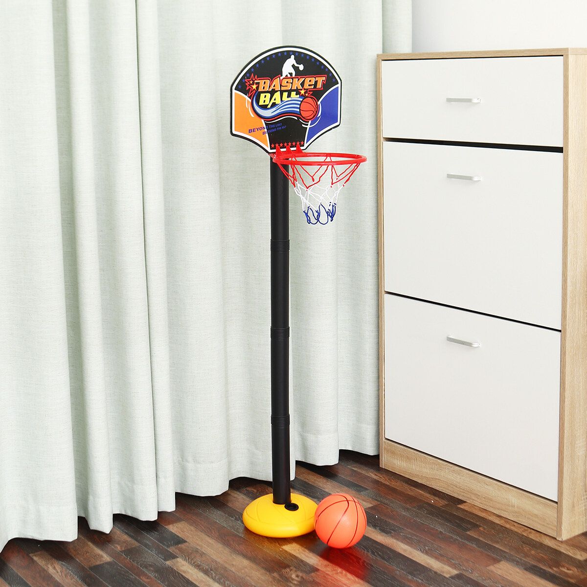 Children's Shots Basketball Rack Toy Plastic Sports Toy For Boy Indoor And Outdoor