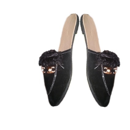Flat Leather Slippers