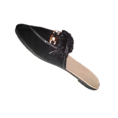 Flat Leather Slippers