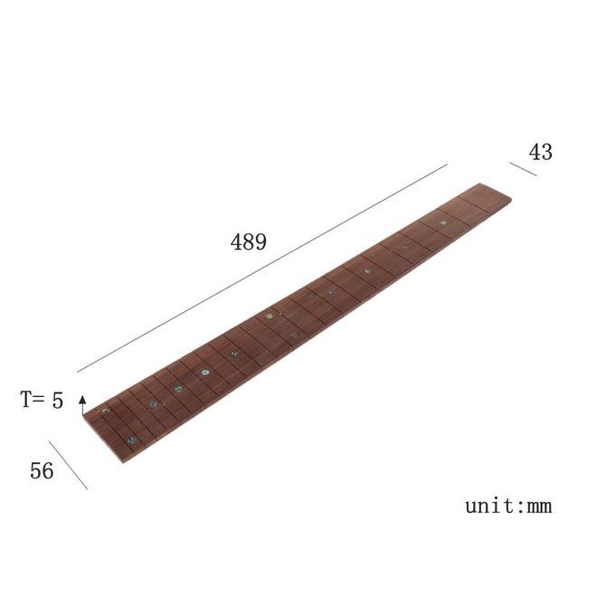 2x Rosewood Guitar Fingerboard Fretboard Electric Guitar Accessories