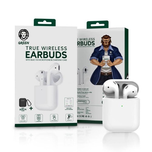 Green Lion True Wireless Bluetooth Earbuds