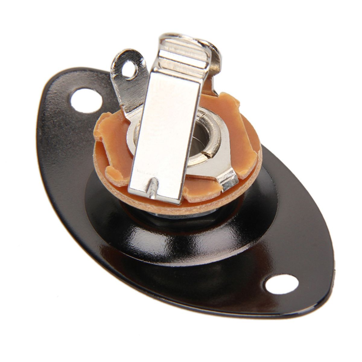 6.35mm Electric Guitar/Bass O-val Pickup Jack Poratble