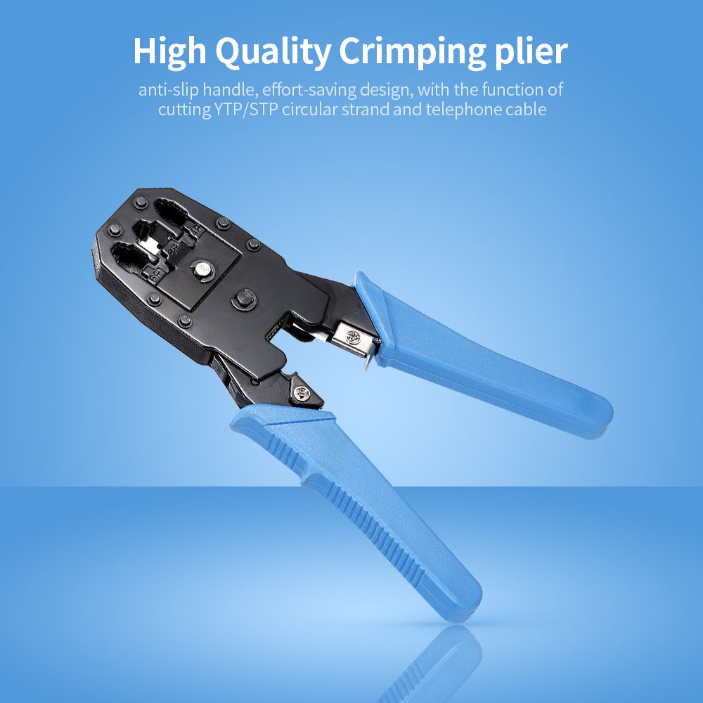 12 Pcs LAN Tester Crimping Plier Set Cable Tester LAN