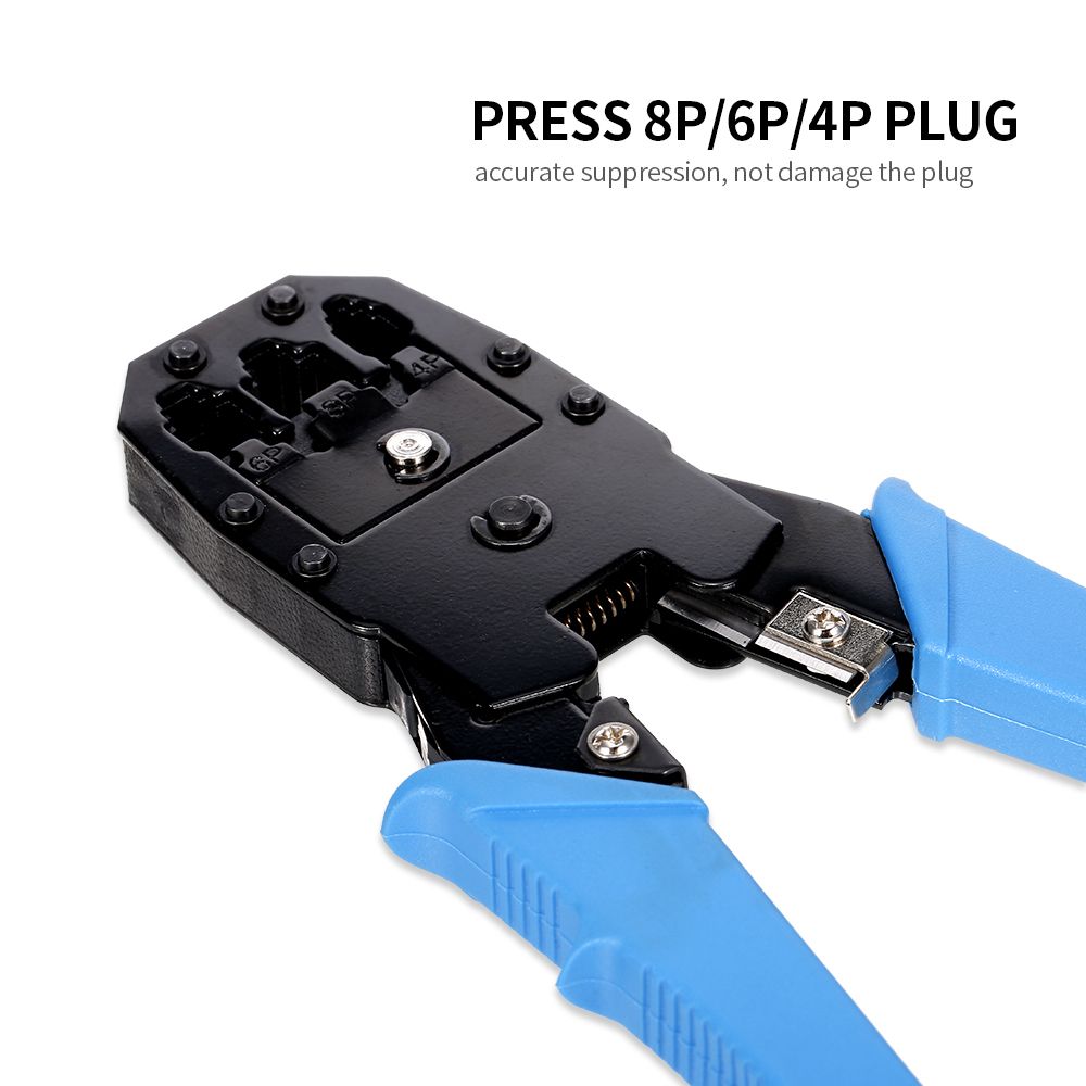 12 Pcs LAN Tester Crimping Plier Set Cable Tester LAN
