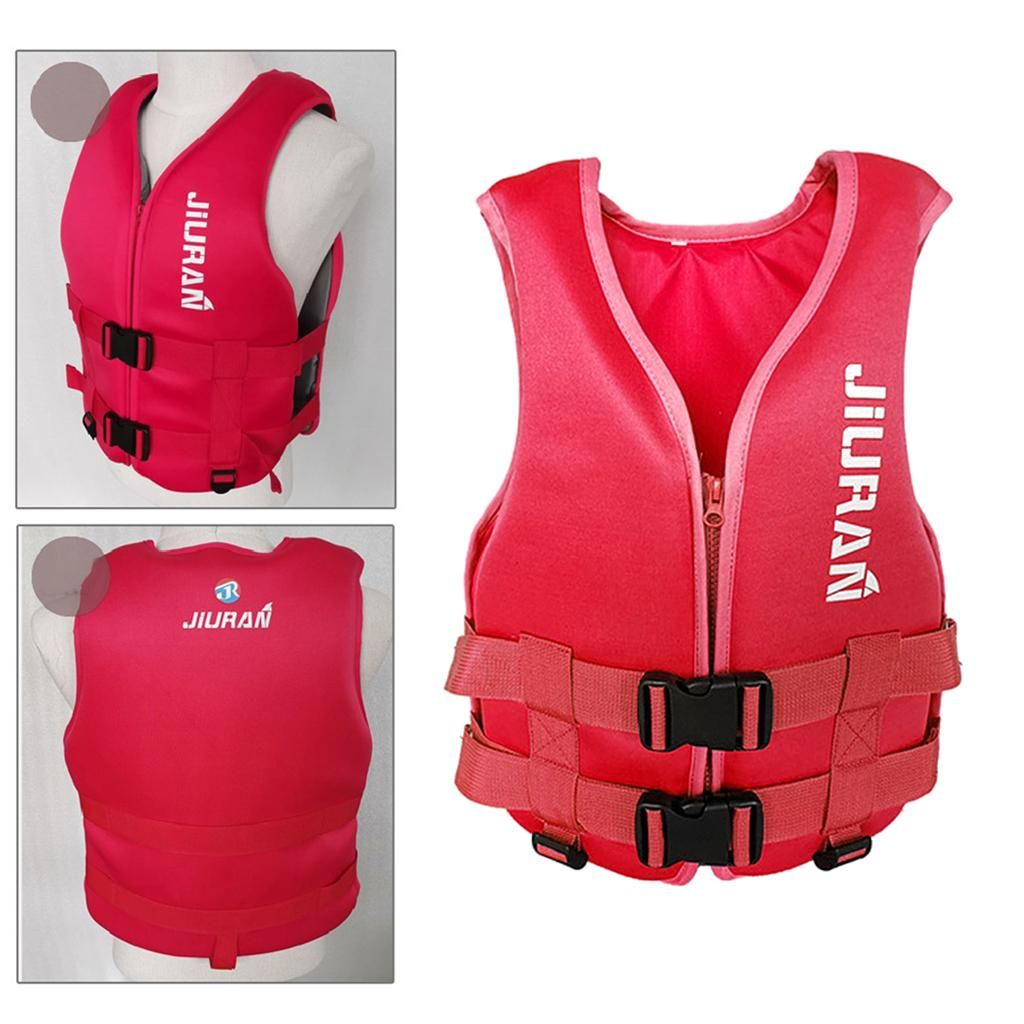 Life Jacket Vest Neoprene Buoy Floatation Device Red XS