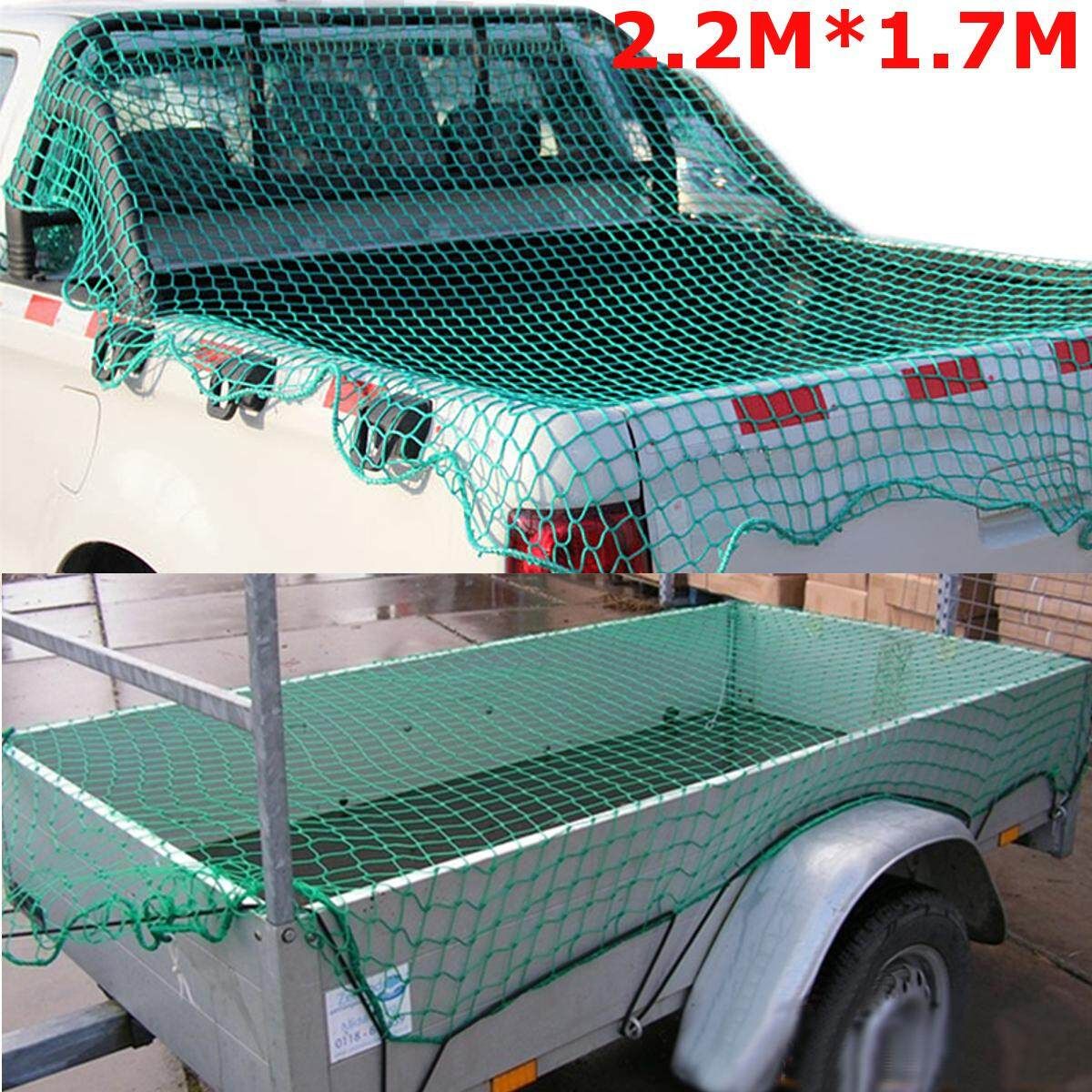 220x170cm Heavy Duty Cargo Net Pickup Truck Trailer Car Dumpster Mesh Covers NEW