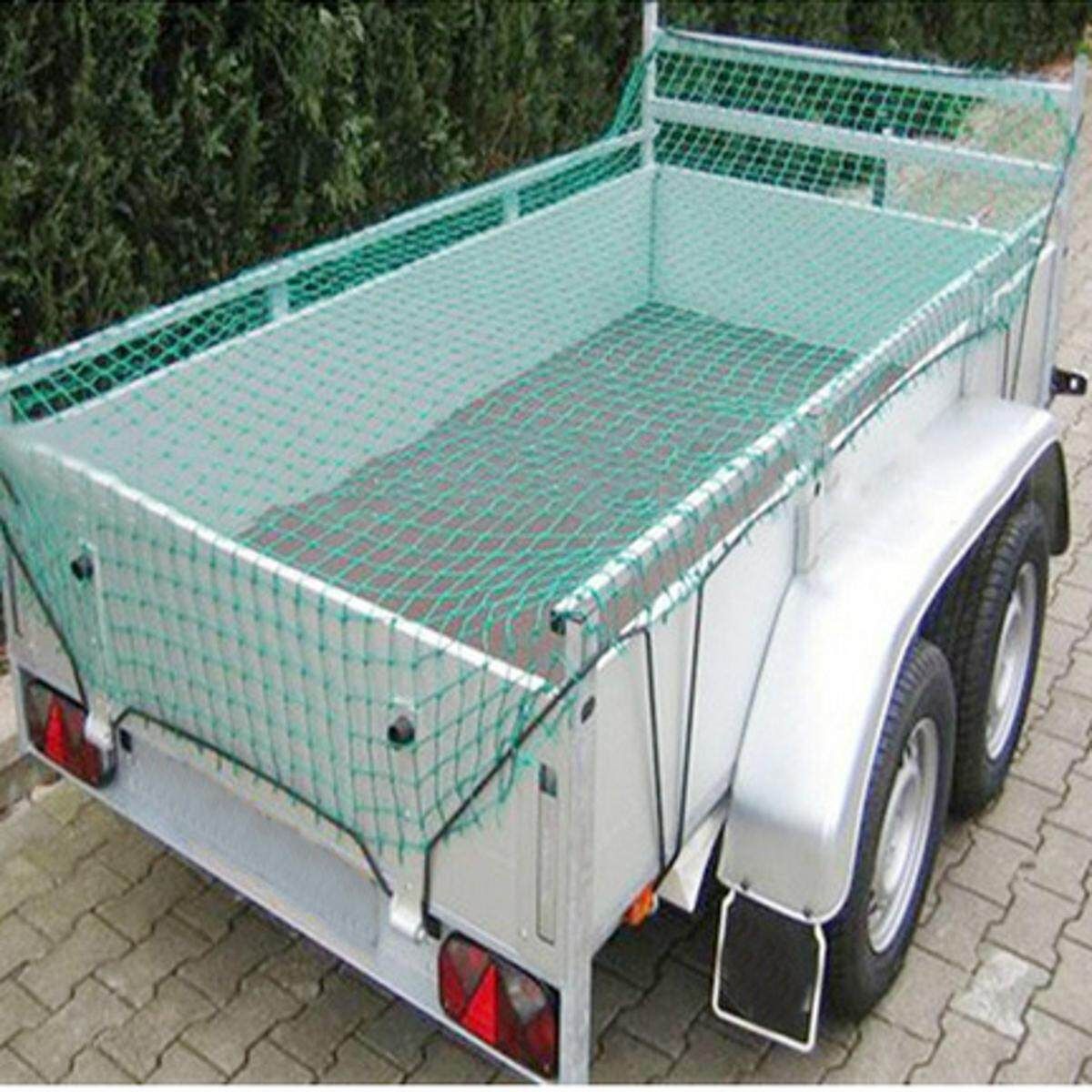 220x170cm Heavy Duty Cargo Net Pickup Truck Trailer Car Dumpster Mesh Covers NEW