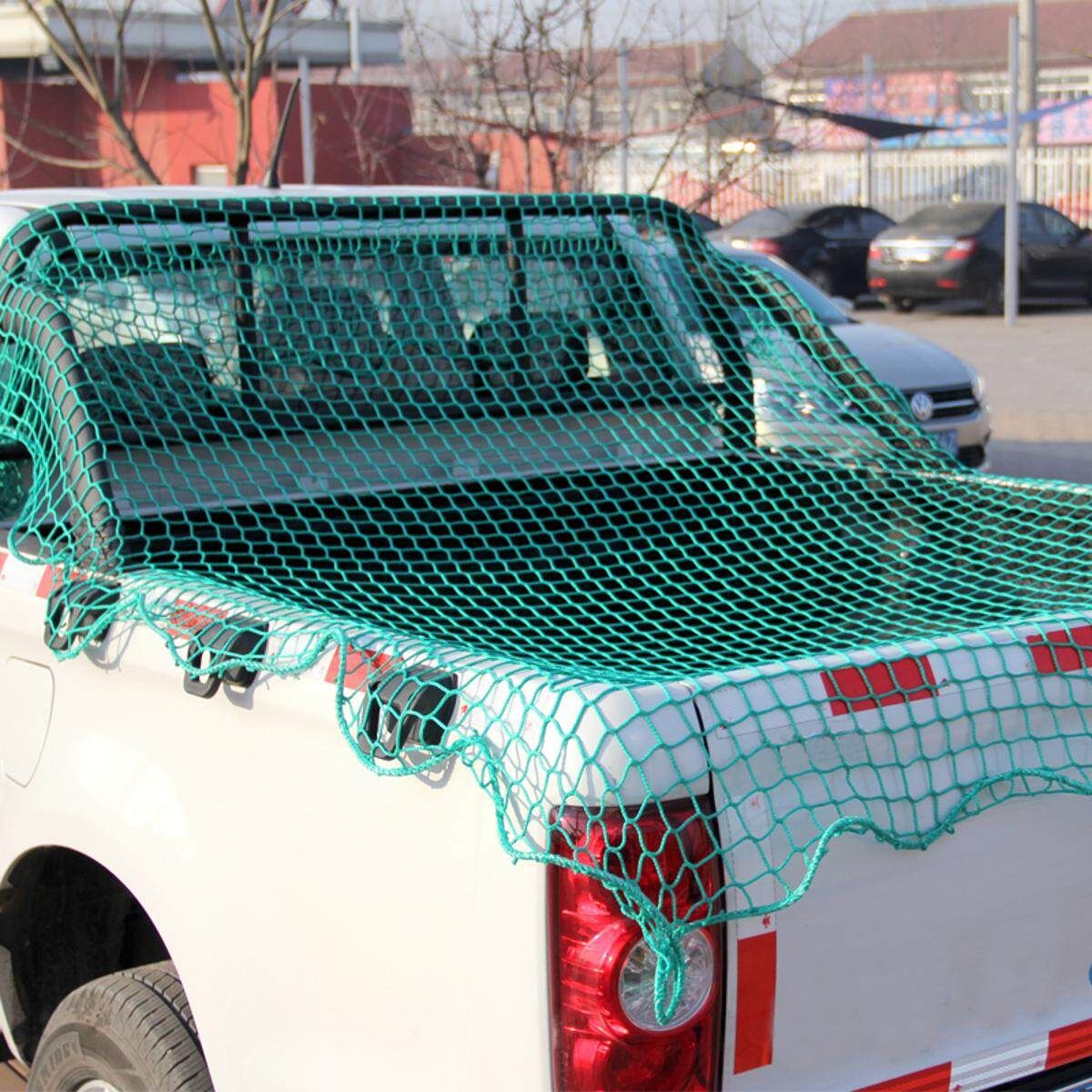 220x170cm Heavy Duty Cargo Net Pickup Truck Trailer Car Dumpster Mesh Covers NEW