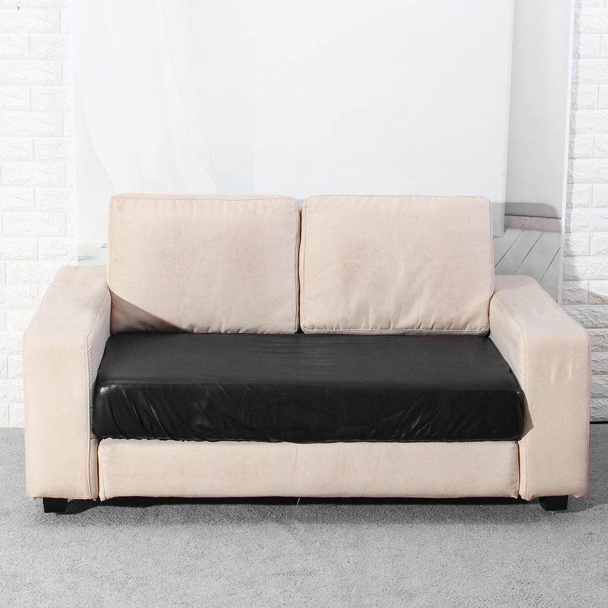 Elastic PU Leather Sofa Couch Cover Army Green
