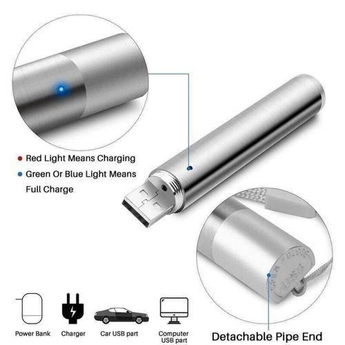 3 in 1 Rechargeable Cat Laser Pointer Toy USB Power Cat Training Torch UV lights
