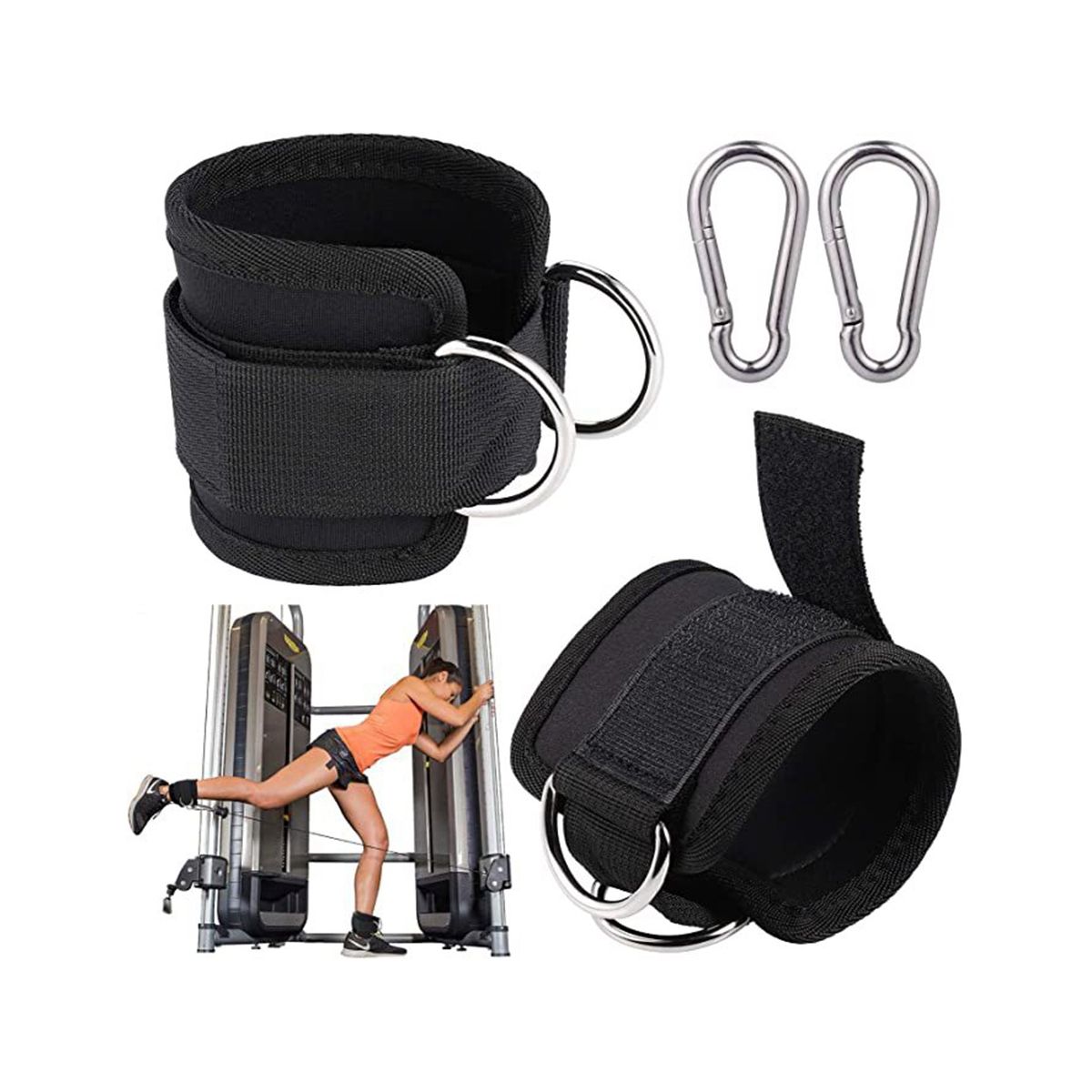 Ankle Strap for Cable Machines,Padded Ankle