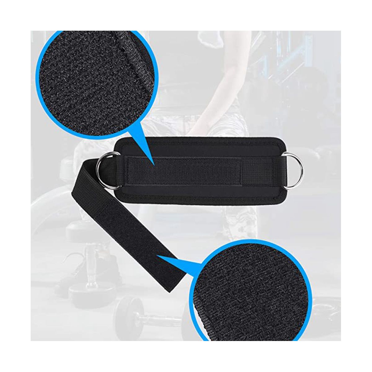 Ankle Strap for Cable Machines,Padded Ankle