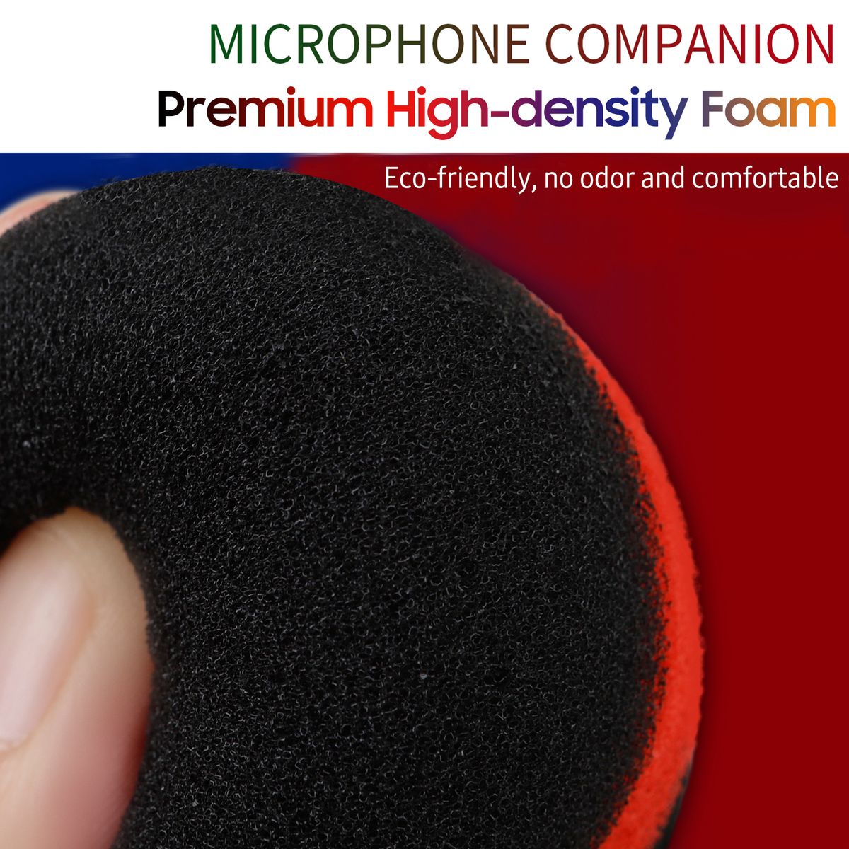 5 Pack Thick Foam Mic Cover Handheld Microphone Windscreen