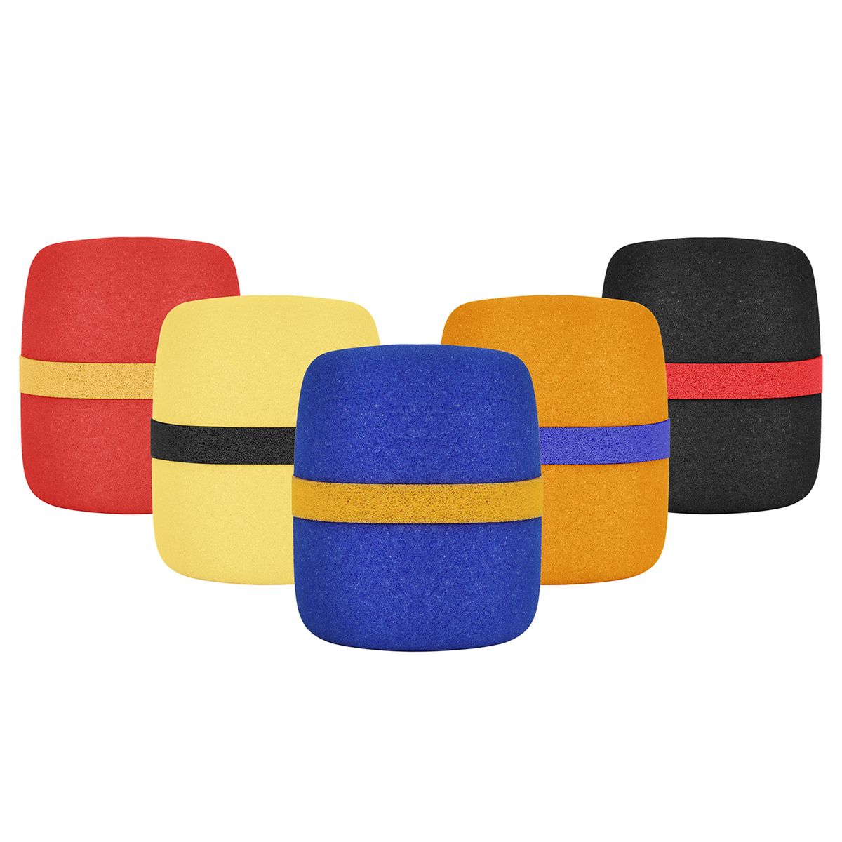 5 Pack Thick Foam Mic Cover Handheld Microphone Windscreen