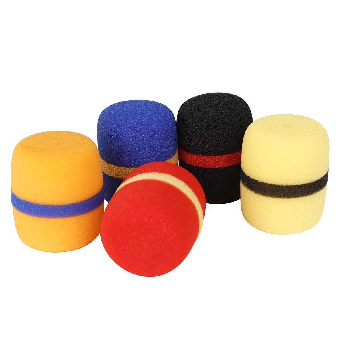5 Pack Thick Foam Mic Cover Handheld Microphone Windscreen