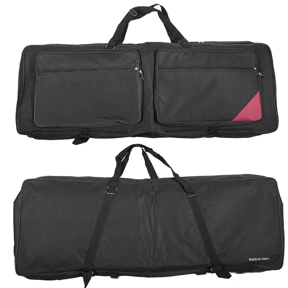 73-Key 76-Key Keyboard Electric Piano Organ Gig Bag Soft Case 46.4"  * 16.5"  Durable 600D Cloth PE Foam Padded Dual Zipper