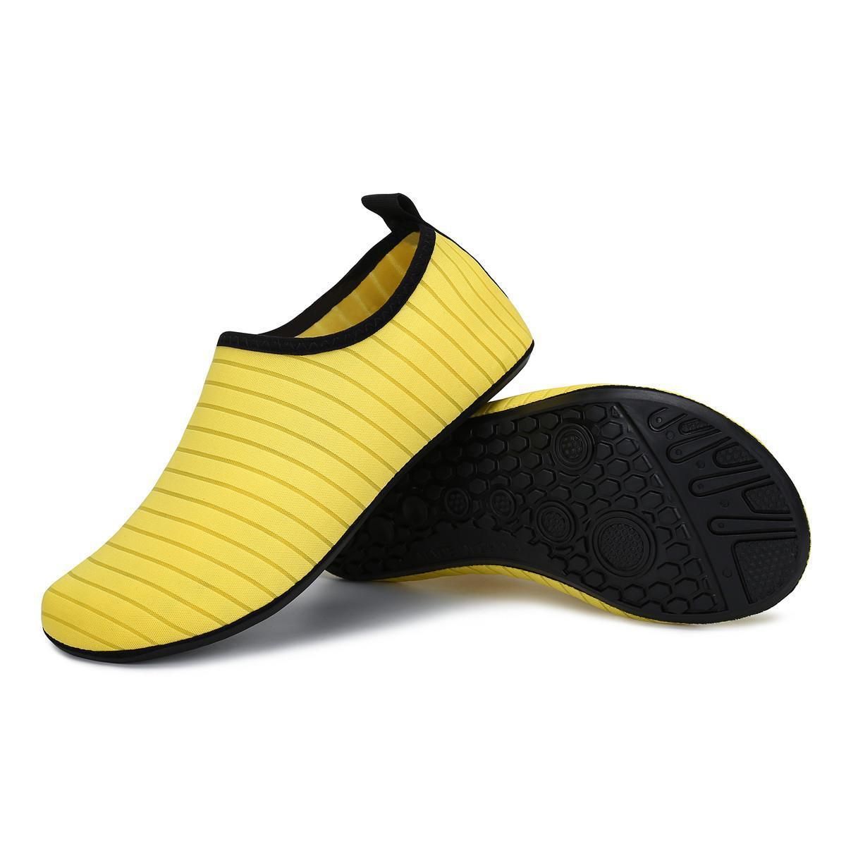 Unisex Beach Shoes Swimming Yoga Shoes Slip On Loafers Black
