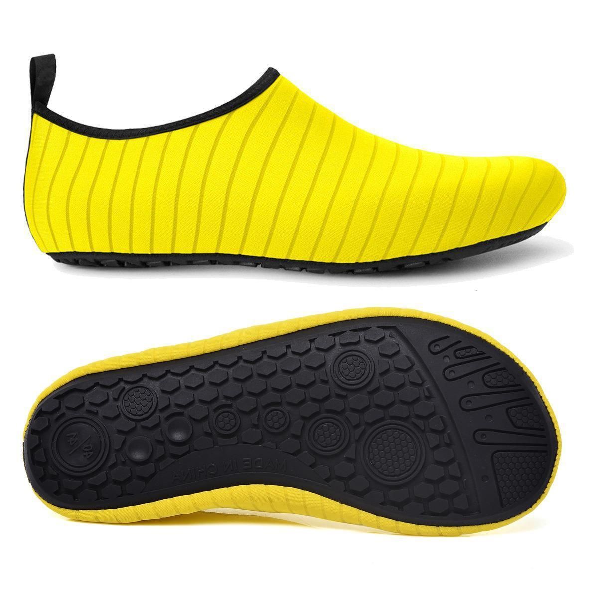Unisex Beach Shoes Swimming Yoga Shoes Slip On Loafers Black