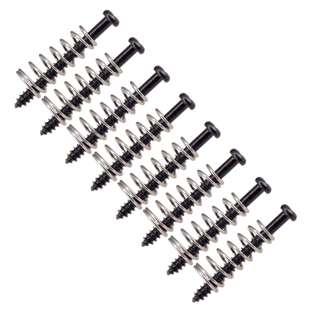 8pcs Metal Electric Guitar Bass Neck Joint Plate Mounting