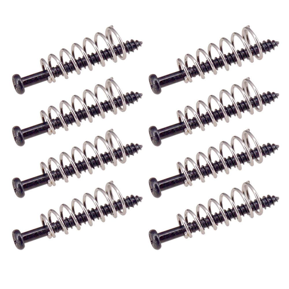 8pcs Metal Electric Guitar Bass Neck Joint Plate Mounting