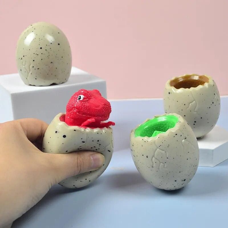 Cute Dragon Egg Stake Toys Animal Dinosaur Squeeze Vent Dinosaur Cup Decompression Toy Gift For Friends Spoofing Funny Toys