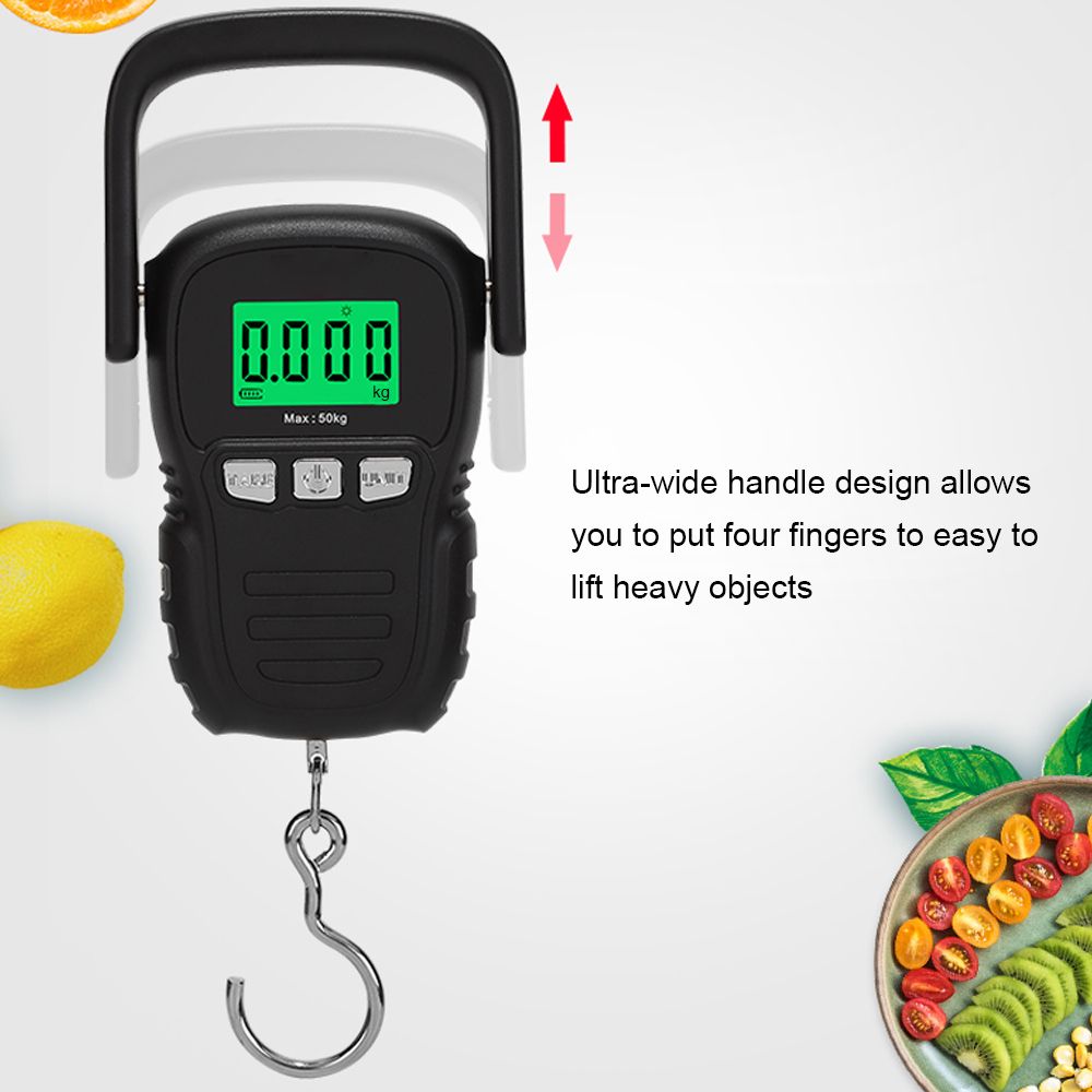 50kg Mini Portable Electronic Scale LED Screen With