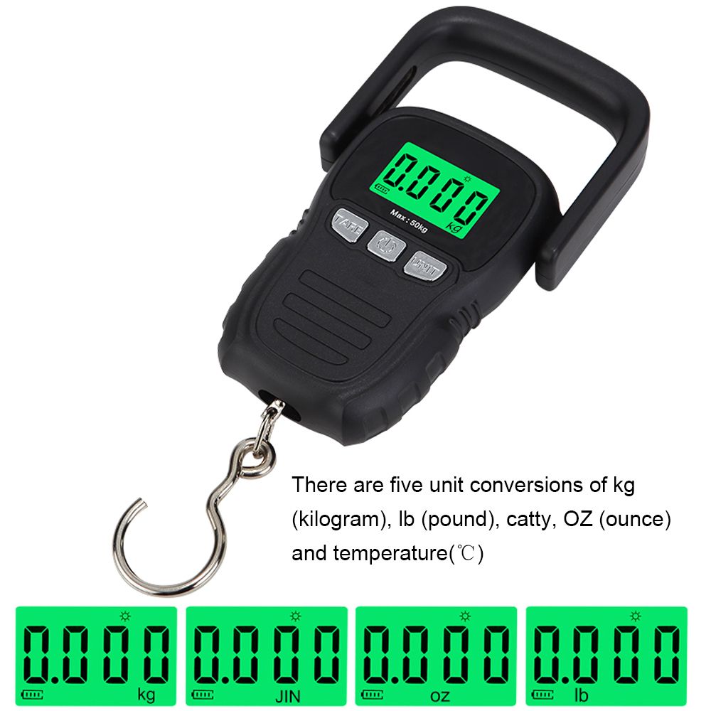 50kg Mini Portable Electronic Scale LED Screen With